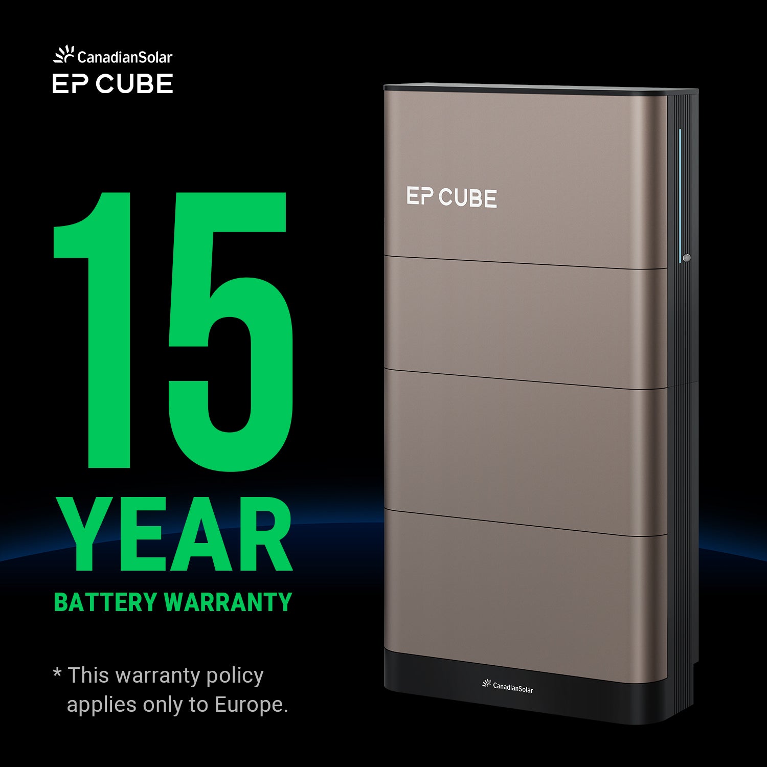 Canadian Solar EP Cube 5kWh Battery Storage - 15 Year Warranty - Powerland.co.uk