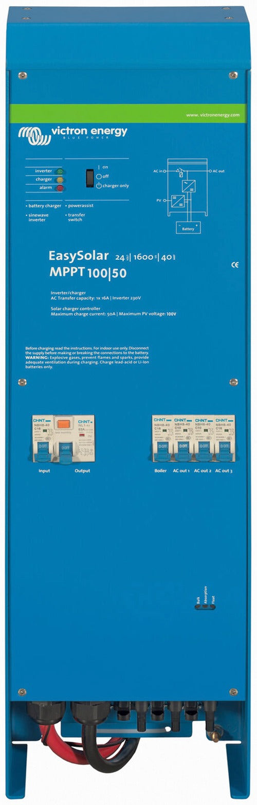 Victron Energy EasySolar 24/1600/40-16 with MPPT 100/50 – CEP241621010-Powerland