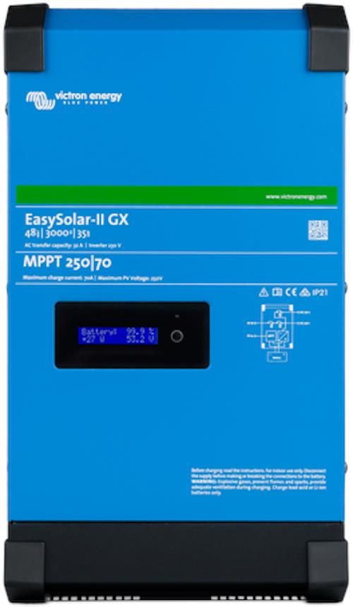 Victron Energy EasySolar-II 48/3000/35-32 MPPT 250/70 GX – PMP482307010-Powerland