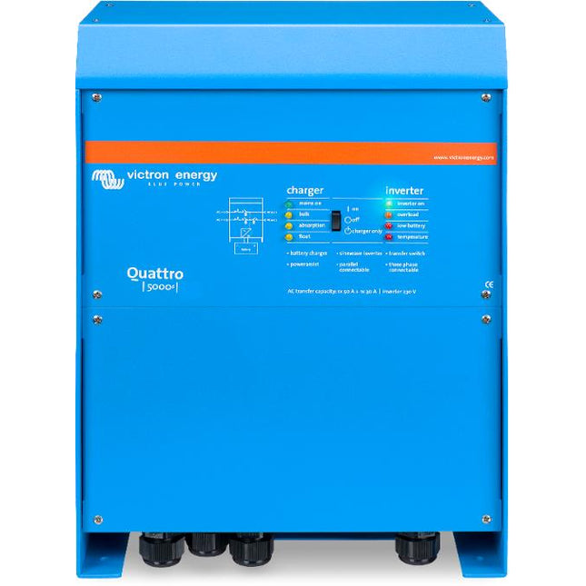 Victron Energy Quattro 12/5000/220-100/100 VE.Bus – QUA125020000-Powerland