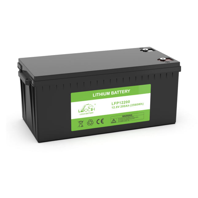 Leoch Lithium Battery LFP12200 12.8v 200ah - Bluetooth and Heated - Powerland.co.uk