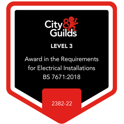 18th Edition Wiring Regulation Course form Electricians City and Guilds 2382-22 in Alcester Warwickshire West Midlands 