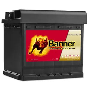 012 AGM BANNER RUNNING BULL LEAKPROOF CAR BATTERY (55001) - Powerland Renewable Energy