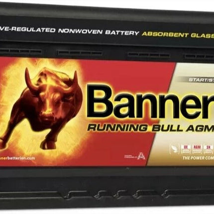 BANNER RUNNING BULL BATTERY 096AGM (57001) 12V 70AH (CCA EN 720)-Powerland