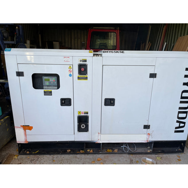 Hyundai 65kva used Generator - Powerland Renewable Energy
