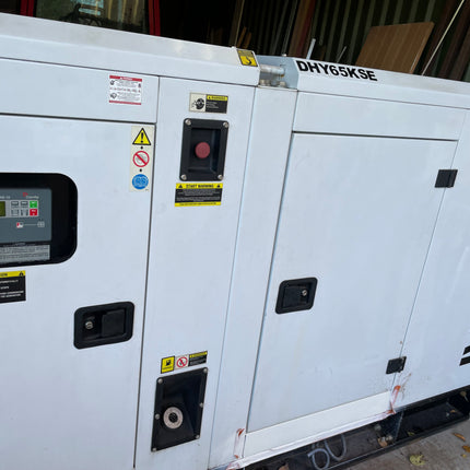 Hyundai 65kva used Generator - Powerland Renewable Energy