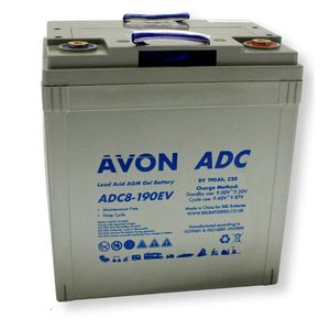 ADC8-190EV AVON DEEP CYCLE AGM GEL BATTERY 190AH-Powerland