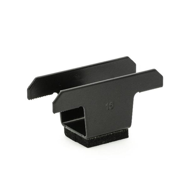 GSE Mid Clamp Double V2023 EPDM - H16 %96 BLACK W/ EPDM FOAM ATTACHED -  ART105904 - Powerland.co.uk
