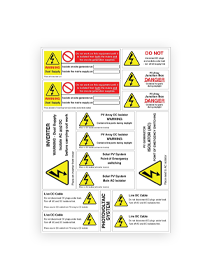 Hazard Label - Powerland Renewable Energy