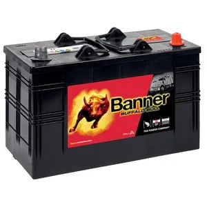 BANNER BUFFALO BULL COMMERCIAL BATTERY 61011 12V 110AH TYPE 663FL - Powerland Renewable Energy