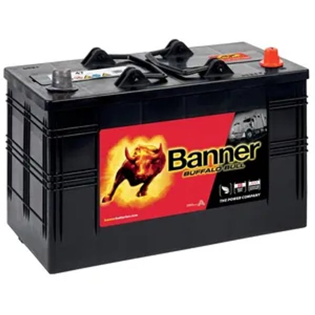 BANNER BUFFALO BULL COMMERCIAL BATTERY 61047 12V 110AH TYPE 663 - Powerland Renewable Energy