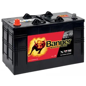 BANNER BUFFALO BULL COMMERCIAL BATTERY 61048 12V 110AH TYPE 664 - Powerland Renewable Energy