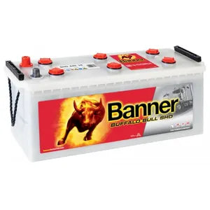 BANNER BUFFALO BULL SHD COMMERCIAL BATTERY 64035 12V 140AH TYPE 637SHD - Powerland Renewable Energy