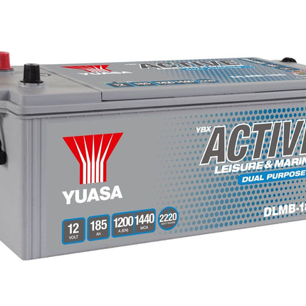 DLMB-185 YUASA YBX ACTIVE LEISURE & MARINE DUAL BATTERY 12V-Powerland