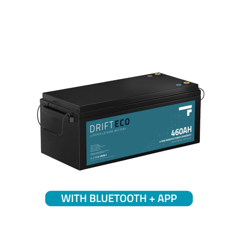 Drift ECO 12V 460Ah Lithium Leisure Battery + Bluetooth - Powerland.co.uk
