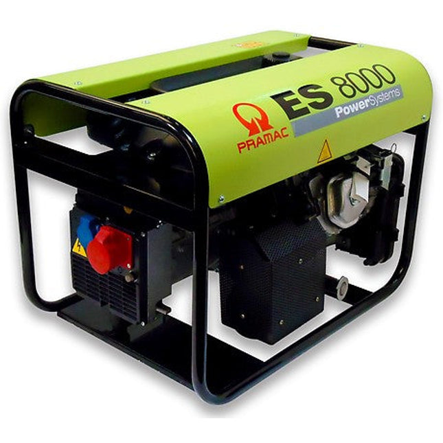ES8000 +AVR +HDE, Three phase, 400/230V, 50Hz, Honda Engine Stage V, Hand start / Petrol - Powerland Renewable Energy