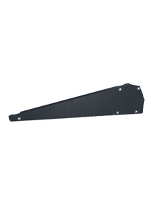 FlatFix Fusion Wind Deflector Right Black XL (Base Profile 1030mm-1077mm) - Powerland Renewable Energy