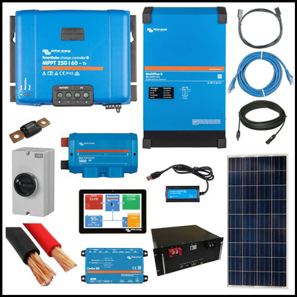 Ess Kit – Victron Energy 4Kw With 2.8Kw Solar Array And 10.2Kwh Tn Power Li-Po4 Battery