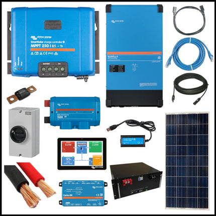 Ess Kit – Victron Energy 8Kw With 4.3Kw Solar Array And 15.2Kwh Tn Power Li-Po4 Battery