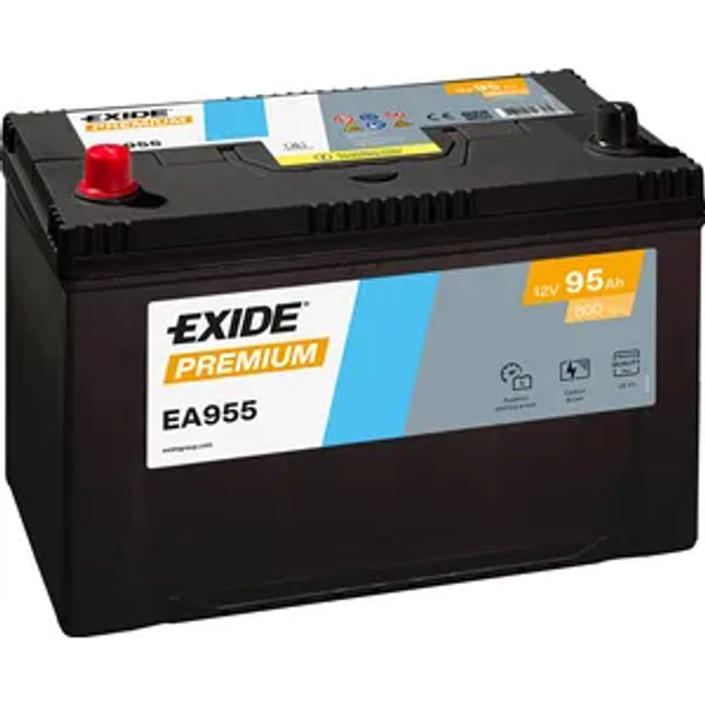 EA955 EXIDE PREMIUM CAR BATTERY 250TE - Powerland.co.uk