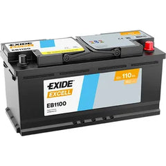 EB1100 EXIDE CAR BATTERY (W020SE) 12V 110AH 850CCA - Powerland.co.uk