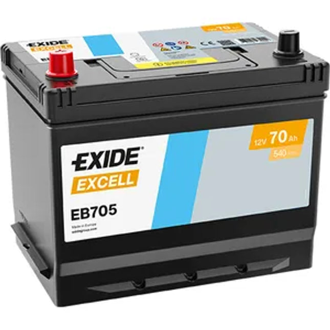 031SE Exide Excell Car Battery EB705 (EX22)
