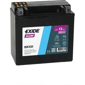 EXIDE EK131 AGM AUXILIARY CAR BATTERY - Powerland.co.uk