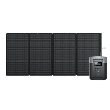 Ecoflow Delta 2 Max + 400W Solar Panel Bundle Battery-Powered Generators