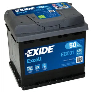 077SE EXIDE EXCELL CAR BATTERY EB501 - Powerland Renewable Energy