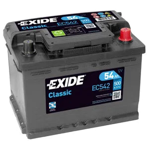 065RE EXIDE CLASSIC CAR BATTERY EC542 - Powerland Renewable Energy