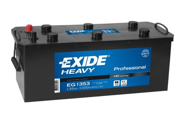 W622SE EXIDE HEAVY DUTY COMMERCIAL PROFESSIONAL BATTERY 12V 135AH CCA1000A EG1353-Powerland