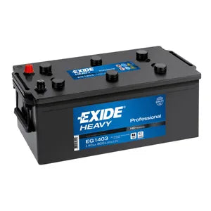 W627SE EXIDE HEAVY DUTY COMMERCIAL PROFESSIONAL BATTERY 12V 140AH EG1403 - Powerland Renewable Energy