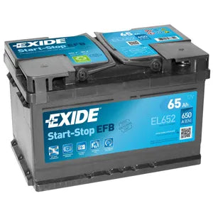 Exide 100 Start Stop Efb Car Battery 65Ah El652 Battery