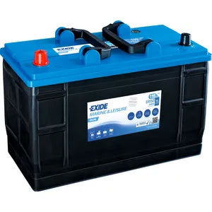 EXIDE ER550 DUAL LEISURE BATTERY 115AH (PORTA POWER PP115) - Powerland Renewable Energy