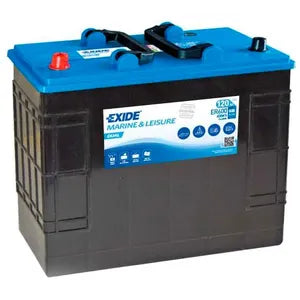 EXIDE ER600 DUAL MARINE & LEISURE BATTERY 120AH - Powerland Renewable Energy