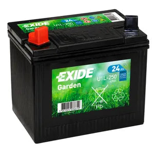 896 EXIDE U1L-250 LAWN MOWER BATTERY 12V 24AH 4901 - Powerland Renewable Energy