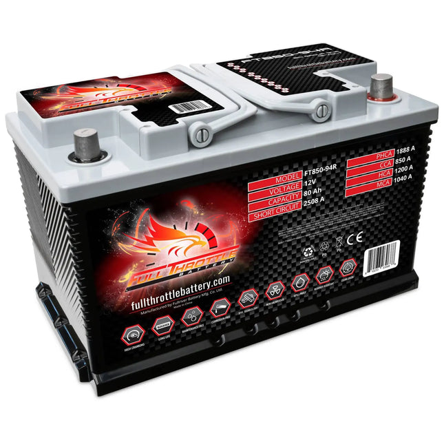 Ft850-94R Full Throttle High Performance 85Ah Tppl Agm Battery (Odp-Agm94R) Battery