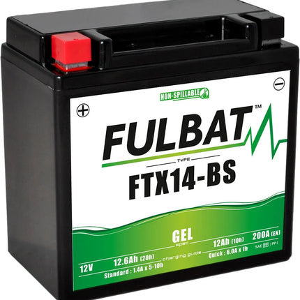 Ftx14-Bs Gel Fulbat Motorcycle Battery Battery