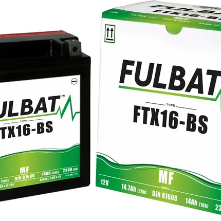 Ftx16-Bs Mf Fulbat Motorcycle Battery - Ytx16-Bs Battery