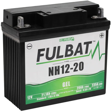 Nh12-20 Gel Fulbat Motorcycle Battery 51913 Battery