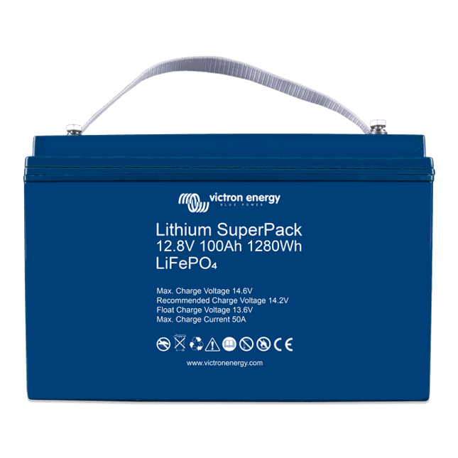 Victron Energy Lithium SuperPack 12,8V/100Ah (M8) High Current – BAT512110710-Powerland