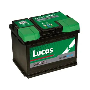 LF027 LUCAS FUSION AGM CAR BATTERY 12V 60AH - Powerland Renewable Energy