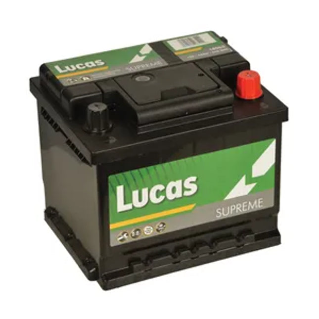 LS063 LUCAS SUPREME CAR BATTERY 12V 50AH - Powerland Renewable Energy