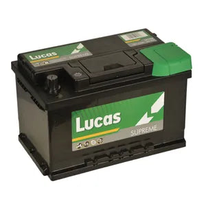 LS100 LUCAS SUPREME CAR BATTERY 12V 72AH - Powerland Renewable Energy