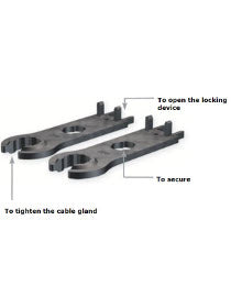 Staubli MC4 Open Ended Plastic Spanners x2 - Powerland Renewable Energy