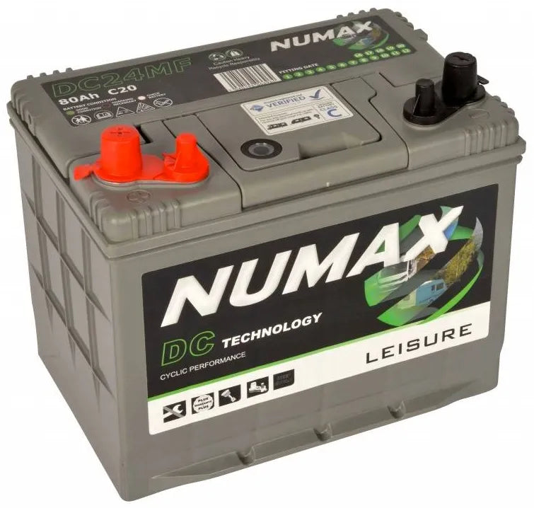 DC24MF NUMAX LEISURE BATTERY 12V 80AH-Powerland