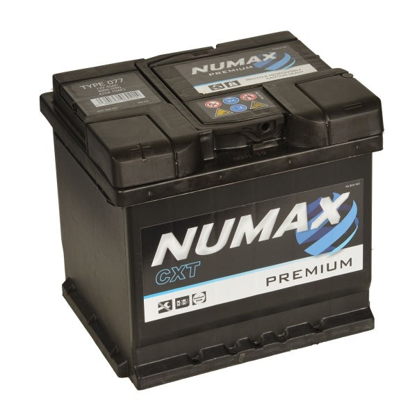 077 NUMAX CAR BATTERY 12V 45AH CCA (EN) 390-Powerland