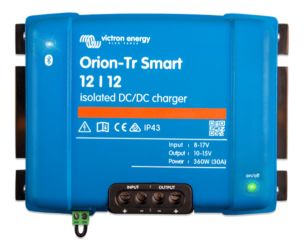 Victron Energy Orion-Tr Smart 12/12-18A (220W) Isolated DC-DC Charger – ORI121222120-Powerland