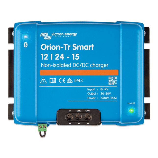 Victron Energy Orion-Tr Smart 12/24-15A (360W) Non-isolated DC-DC Charger – ORI122436140-Powerland