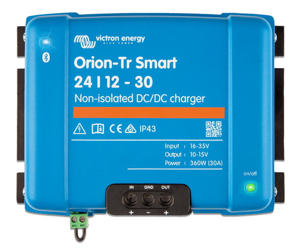 Victron Energy Orion-Tr Smart 24/12-30A (360W) Non-isolated DC-DC Charger – ORI241236140-Powerland